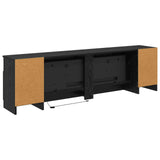 Electric Fireplace Black Oak 165 x 28.5 x 47 cm Engineered wood 8021184