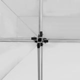 Professional Folding Party Tent Aluminium 4.5x3 m White 45495