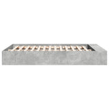 Bed Frame without Mattress Concrete Grey 150x200 cm King Size 3280562