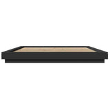 Bed Frame without Mattress Black 200x200 cm 3281162