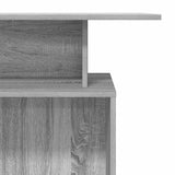 Reception Desk Grey Sonoma 100x40x104 cm Engineered Wood 859056