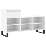 Shoe Cabinet White 102x36x60 cm Engineered Wood 831372