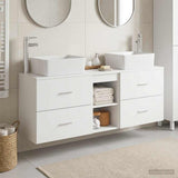 Bathroom Cabinet Set 3 pcs White 53 x 34.5 x 63 cm 3405851
