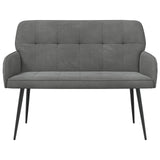 2 Seater Sofa with Metal Legs 2-Seater Dark Grey Velvet 42051052