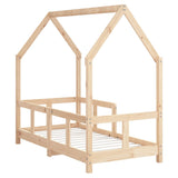 Kids Bed Frame 70x140 cm Solid Wood Pine 835721