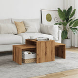 Coffee Table Artisan Oak 100x48x40 cm Engineered Wood 856055