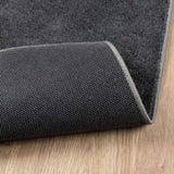 Rug OVIEDO Short Pile Anthracite 240x340 cm 375475