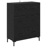 Highboard Black Oak 69.5 x 34 x 180 cm Engineered Wood 3416093
