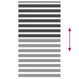 Zebra Blind Black 135x200 cm Fabric Width 130.9 cm Polyester 4014268