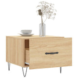 Coffee Tables 2 pcs Sonoma Oak 50x50x40 cm Engineered Wood 829387
