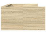 Bed Frame with Storage Sonoma Oak 80 x 200 cm Engineered Wood 3429638