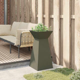 Pillar Planter Olive 35 x 35 x 73 cm 873844
