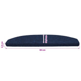Self-adhesive Stair Mats 15 pcs Navy 80 x 24.5 x 3.5 cm 42038674