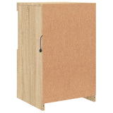 Sideboard with LED Lights Sonoma Oak 41x37x67 cm 836681