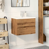 Sink Cabinet with Built-in Basin Artisan Oak 3328922