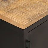 Coffee Table 90x50x37 cm Solid Rough Mango Wood 323136