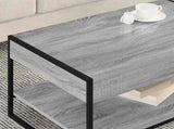 Coffee Table Grey Sonoma 80 x 50 x 40 cm Engineered Wood 886441