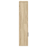 Bookcase Sonoma Oak 60x24x120 cm Engineered Wood 860420