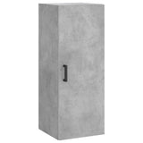 Highboard Concrete Grey 34.5x34x180 cm Engineered Wood 3198917