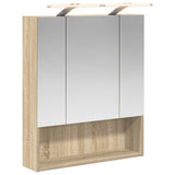 Bathroom Mirror Cabinet Sonoma Oak 60 x 14.5 x 70 cm 889193