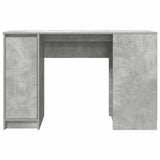 Desk Concrete Grey 120x42x76 cm Engineered Wood 861817