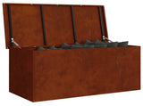 Garden Storage Cushion Box Galvanised Steel 100 x 50.5 x 50 cm 874566