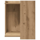 Cat Litter Box Enclosure Artisian Oak 42x42x51 cm Engineered Wood 857750