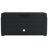 Garden Storage Box Anthracite 119x48x60 cm Polypropylene 152197