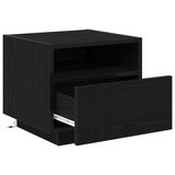 Bedside Cabinet 2 pcs Black Oak 40 x 39 x 37 cm Engineered Wood 863071