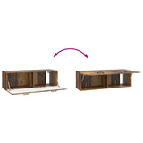 Wall-Mounted TV Cabinet Wall-mounted Old Wood 98 x 31 x 30 cm 898733