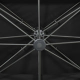 Cantilever Garden Parasol with Double Top Black 400x300 cm 312377