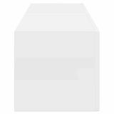 TV Wall Cabinet 2 pcs Gloss White 60 x 31 x 29.5 cm 892198