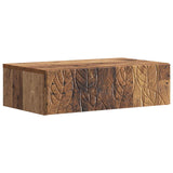 Wall-Mounted Side Table Old Wood 87.5 x 34.5 x 17 cm 898843