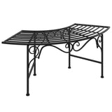 Tree Bench Black Steel Medium Durable Circular Tree Bench 318826