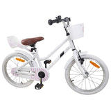 Kids Bike 18 Inches for 5-7 Years Old White 42009232