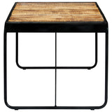 Dining Table 180x90x76 cm Solid Rough Mango Wood 247866