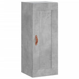 Highboard Concrete Grey 34.5x34x180 cm Engineered Wood 3200429