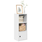 Bookcase White 31x24x77 cm Engineered Wood 860328