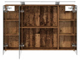 Bathroom Mirror Cabinet Old Wood 80 x 14.5 x 70 cm 889117