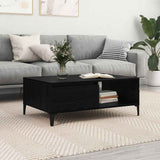 Coffee Table Black oak 90 x 60 x 35 cm Engineered wood 875118