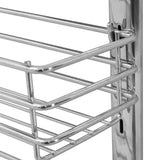 3-Tier Pull-out Kitchen Wire Basket Silver 47x15.5x55.5 cm 50968
