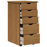 Cabinet Honey Brown 34 x 39 x 61.5 cm Solid Pine Wood 42028348