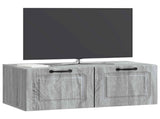 Wall-Mounted TV Cabinet Grey Sonoma 78.5 x 41 x 30 cm 899371