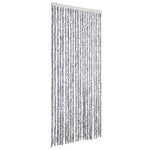 Insect Curtain White and Grey 90x220 cm Chenille 284280