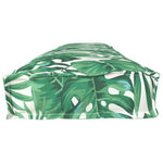 ZNTS Pallet Cushion for Bench Leaf Pattern 200x40x8 cm Oxford Fabric 42001686