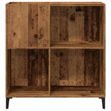Record Cabinet Old Wood 84.5x38x89 cm Engineered Wood 857173
