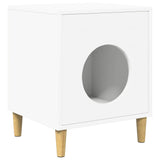 Cat House White 42.5 x 40 x 53 cm Engineered Wood 8000671