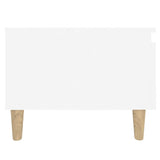Side Tables 2 pcs White 50x46x35 cm Engineered Wood 819501