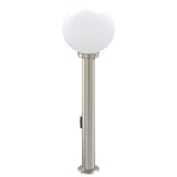 Bollard Light with Outlet 80 cm Stainless Steel IP44 4006103