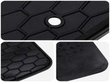 Car Mat 3 pcs Black Rubber 42029117
